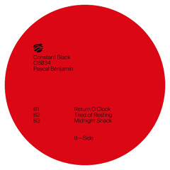 Pascal Benjamin - CB034 EP [Constant Black]