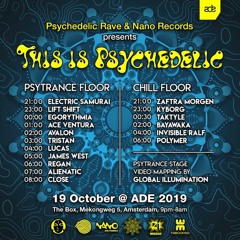 Live set at Psychedelic Rave Amderdam Dance Event 19 Oct 2019