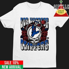 Los Angeles Clippers skull grateful dead Basketball shirt