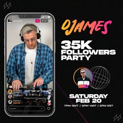 DJames 35K Followers Instagram Live Party (Part 1)