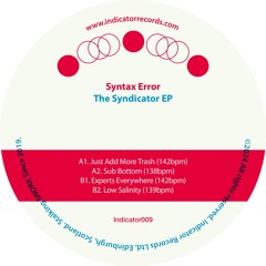 Syntax Error - Low Salinity