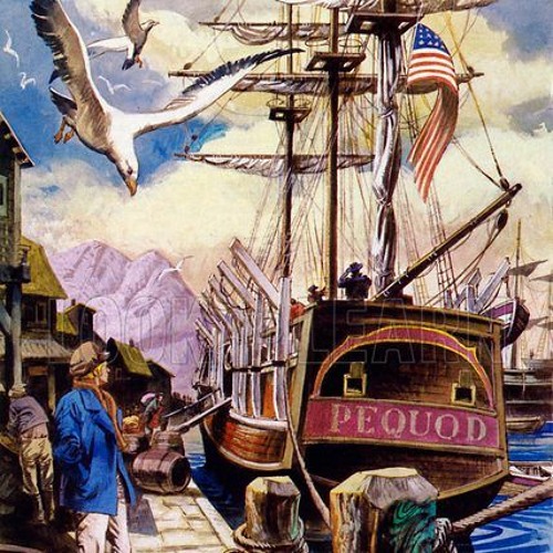 Moby Dick & The Pequot Prints Art & Collectibles silver-trend.com