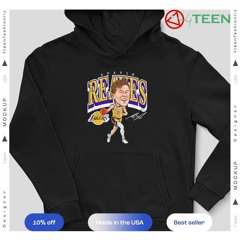 Austin Reaves Los Angeles Lakers Cartoon player signature shirt