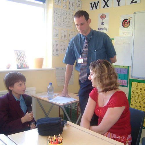 Dave Monk 2-way w/AJ about teaching & leaving BBC (BBC Essex) 2005