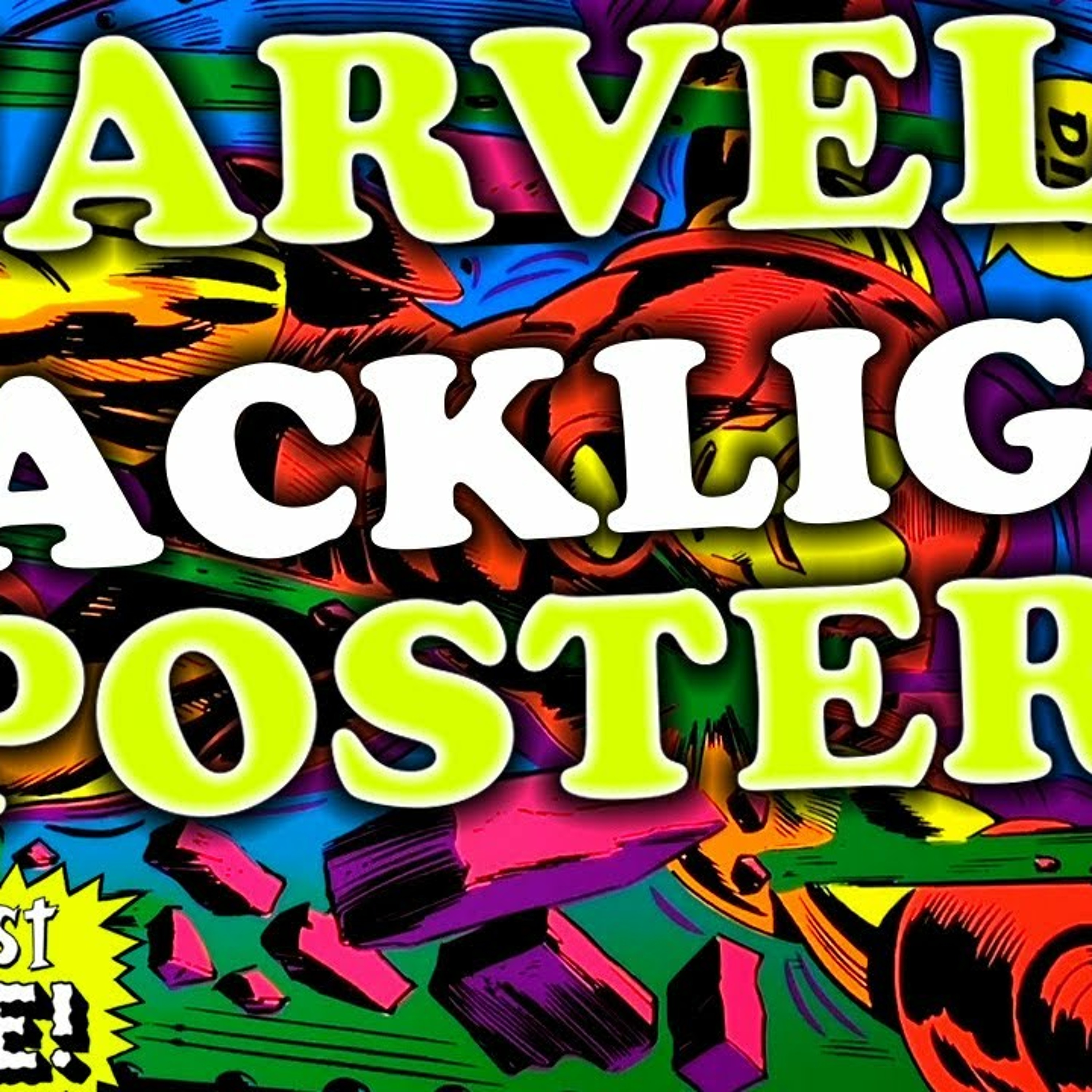 Marvel 1970s BLACKLIGHT Posters! Spider-Man! HULK! Iron Man! THOR! Fantastic Four! KIRBY! episode artwork