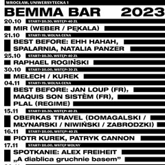 ehh hahah live @ Bemma Bar, Wrocław - BEST BEFORE {21.10.2023}