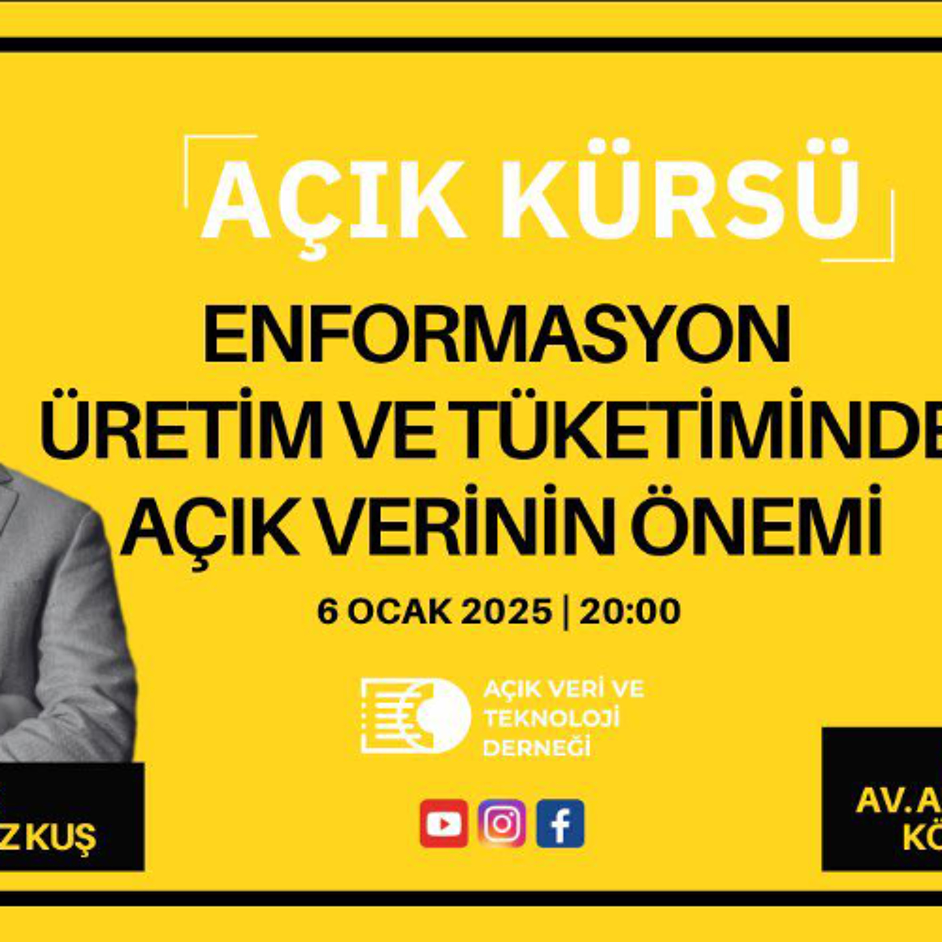 "Enformasyon Üretiminde ve Tüketiminde Açık Verinin Önemi" | Bölüm42 episode artwork