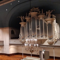 Rondo per Organo in G. Giuseppe Gherardeschi. Jan Dekker Naber orgel Grote Kerk Sliedrecht.