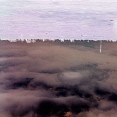 open sky behind closed eye