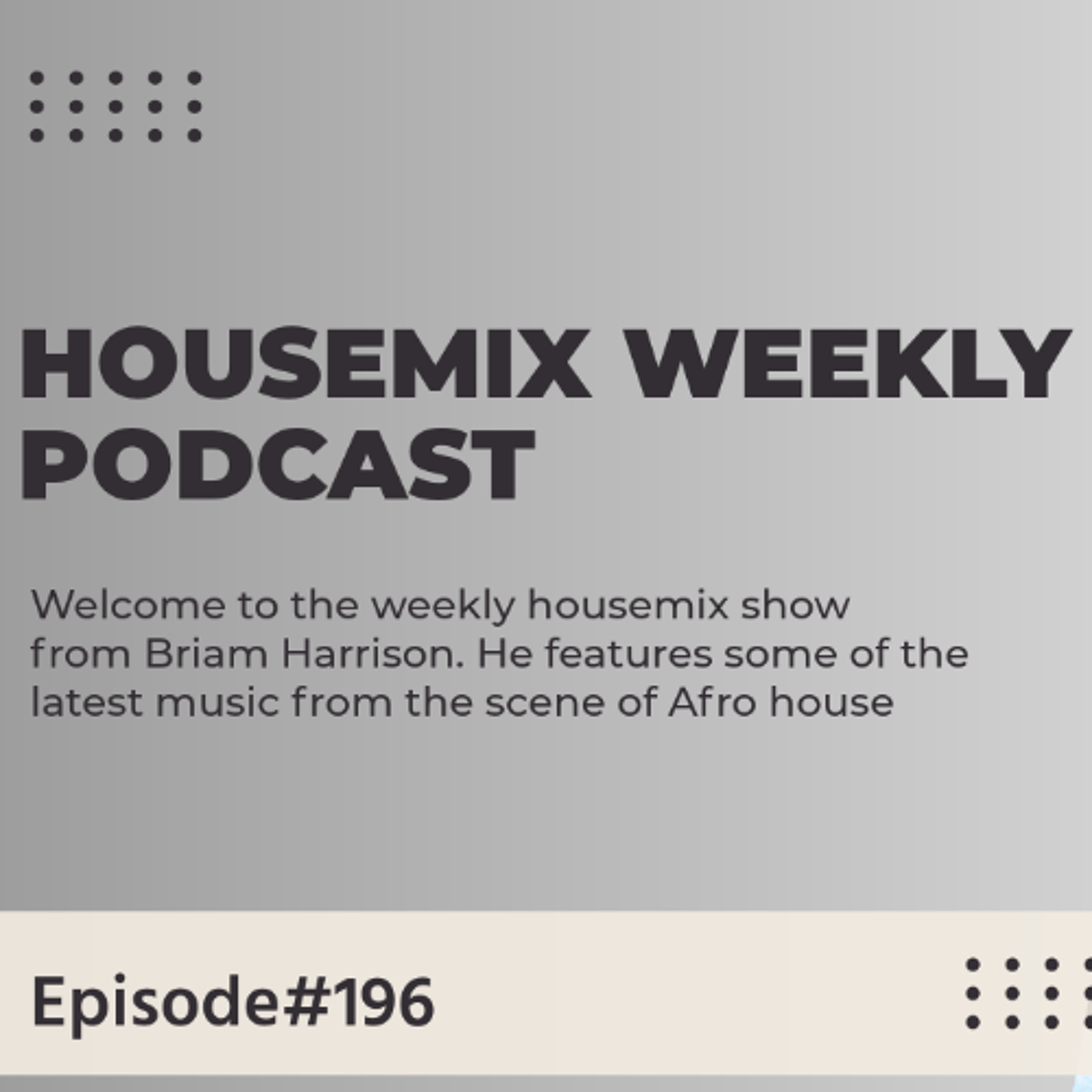 HouseMix196 episode artwork