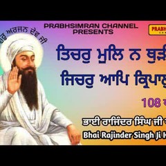 Tichar Mool Na Thurreedo|ਤਿਚਰੁ ਮੂਲਿ ਨ ਥੁੜੀਦੋ{108 path}Shabad Kirtan|Bhai Rajinder Singh Ji Khalsa