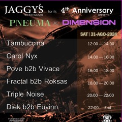 Fractal b2b Roksas set at Jaggys 4th Anniversary 31-08-2024
