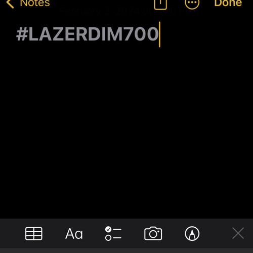 LAZER DIM 700- my lil pow