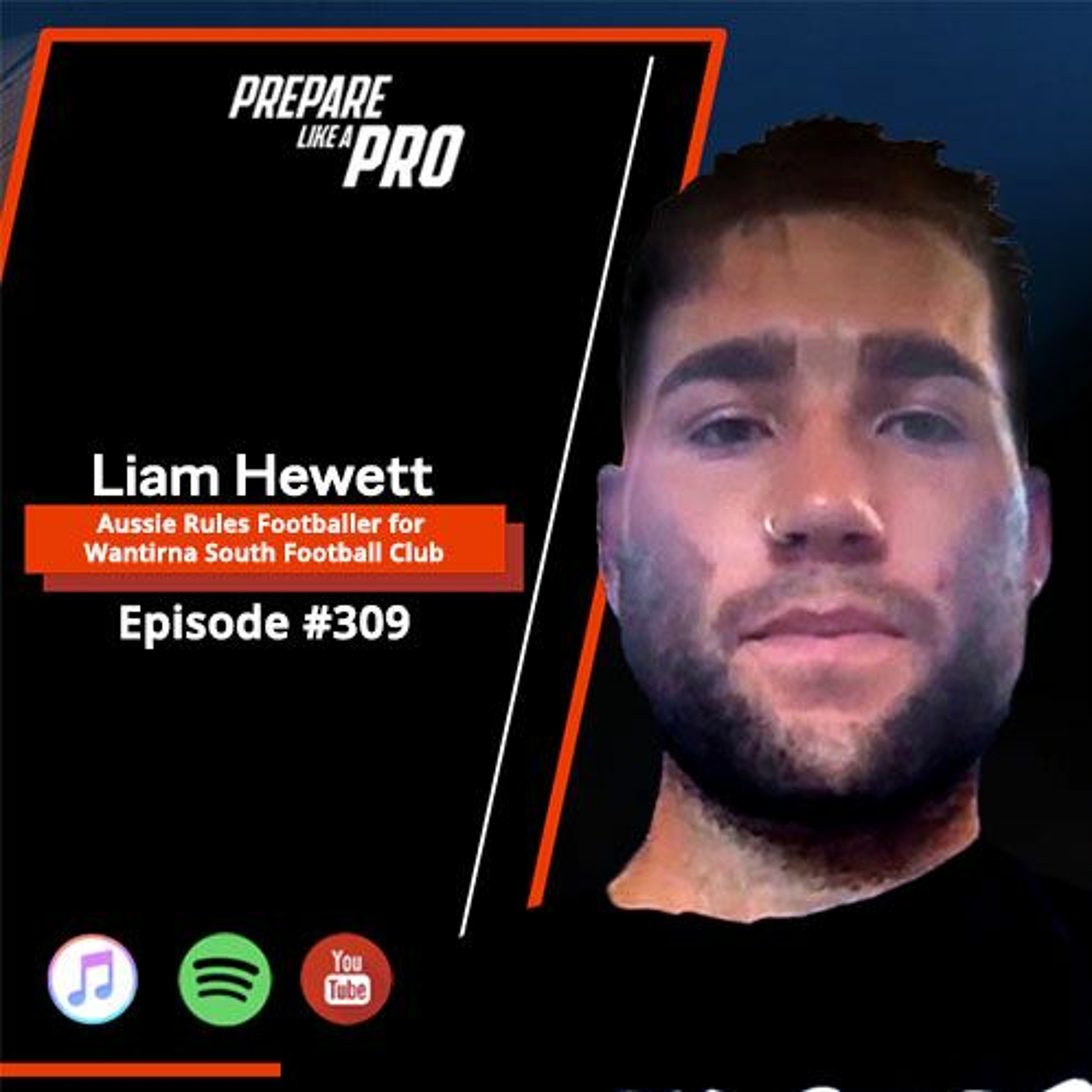 #309 - Liam Hewett, Aussie Rules Footballer for Wantirna South Football Club episode artwork