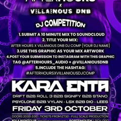 AFTER HOURS x VILLAINOUS DNB DJ COMP [RANK F]