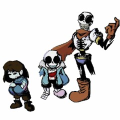Frostbite But It's A Skelebros And Frisk Cover