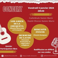 Cantas i Contes - Concert à la cathédrale d'Oloron (05 01 2024)