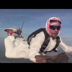 arab skydiver allahu akbar