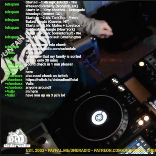 shoebox LIVE on DNBRADIO - RenegadeMondays
