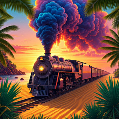 Tropical steam train