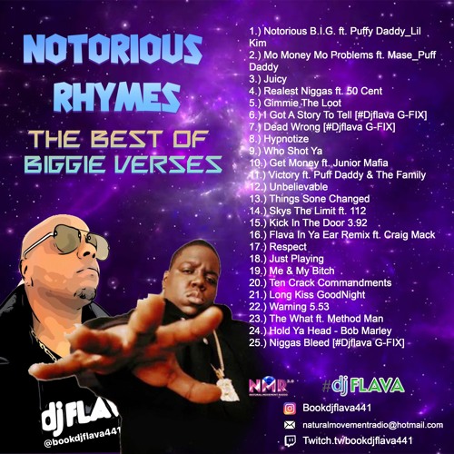 Stream NOTORIOUS RHYMES BEST of B.I.G VERSES [DIRTY VERSION] by 👽E.T.FLAVA👽 Listen online for
