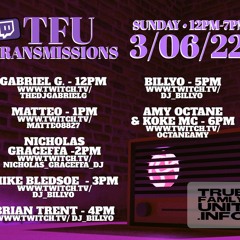 BillyO live on TFU Transmissions 03_06_2022