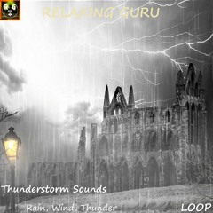 Thunderstorm Sounds with Rain, Wind and Heavy Thunder for Relaxation, Insomnia, Anxiety - LOOP