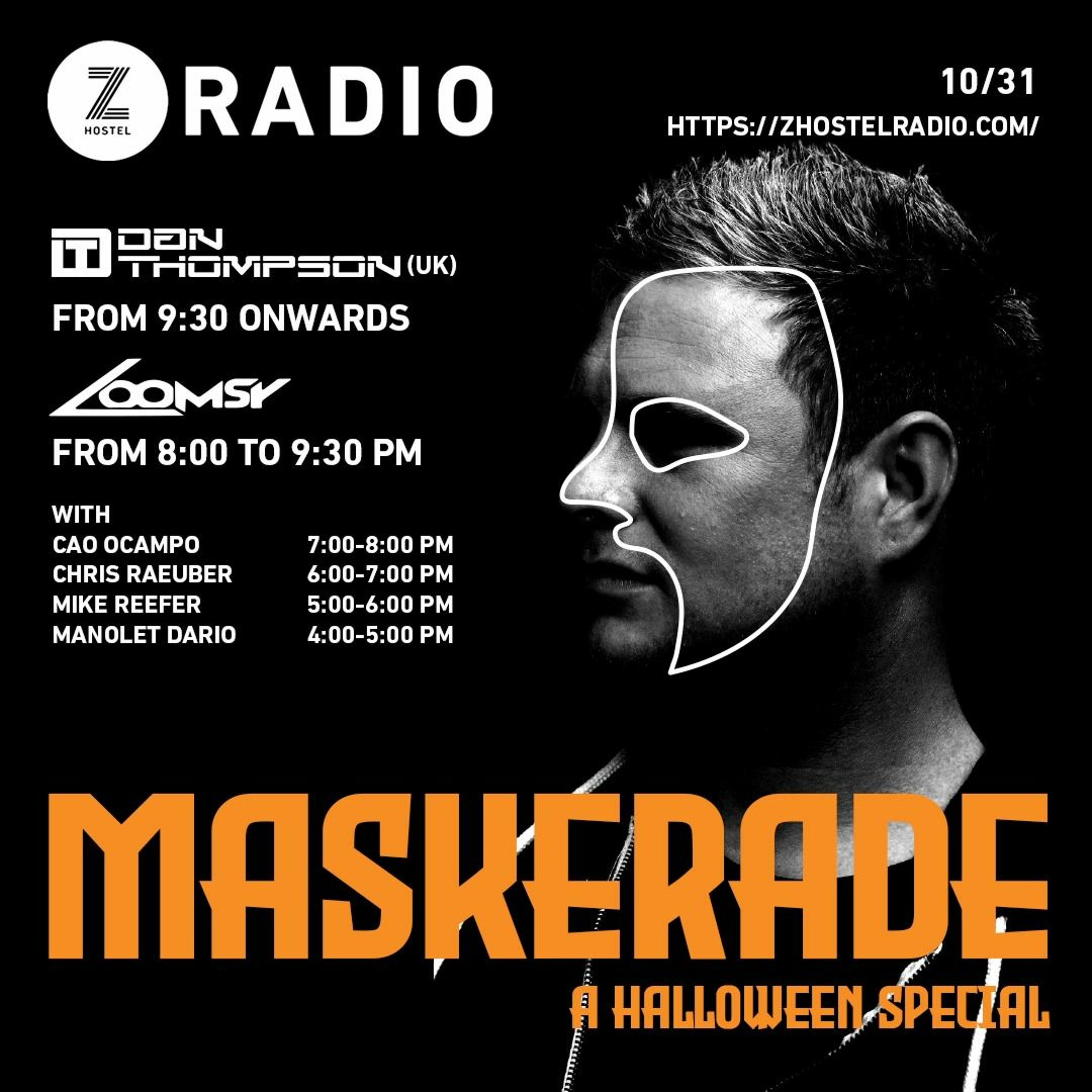148. Z RADIO - MASKERADE EVENT - OCT 31 2020 episode artwork