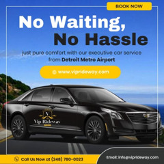 No waiting, no hassle—just pure comfort with our executive car service from Detroit Metro Airport