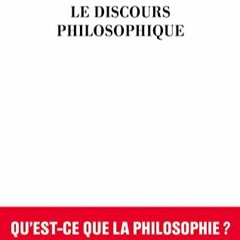 TÉLÉCHARGER Le Discours philosophique (French Edition) en version ebook bwT5X