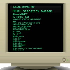 Haiku OS  Disquiet0457