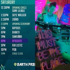 Earth Frequency Festival - Mystic Valley Stage - 04.05.24