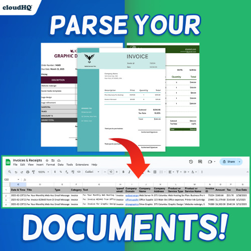Document Parser by cloudHQ: Your New Data Extraction Ally