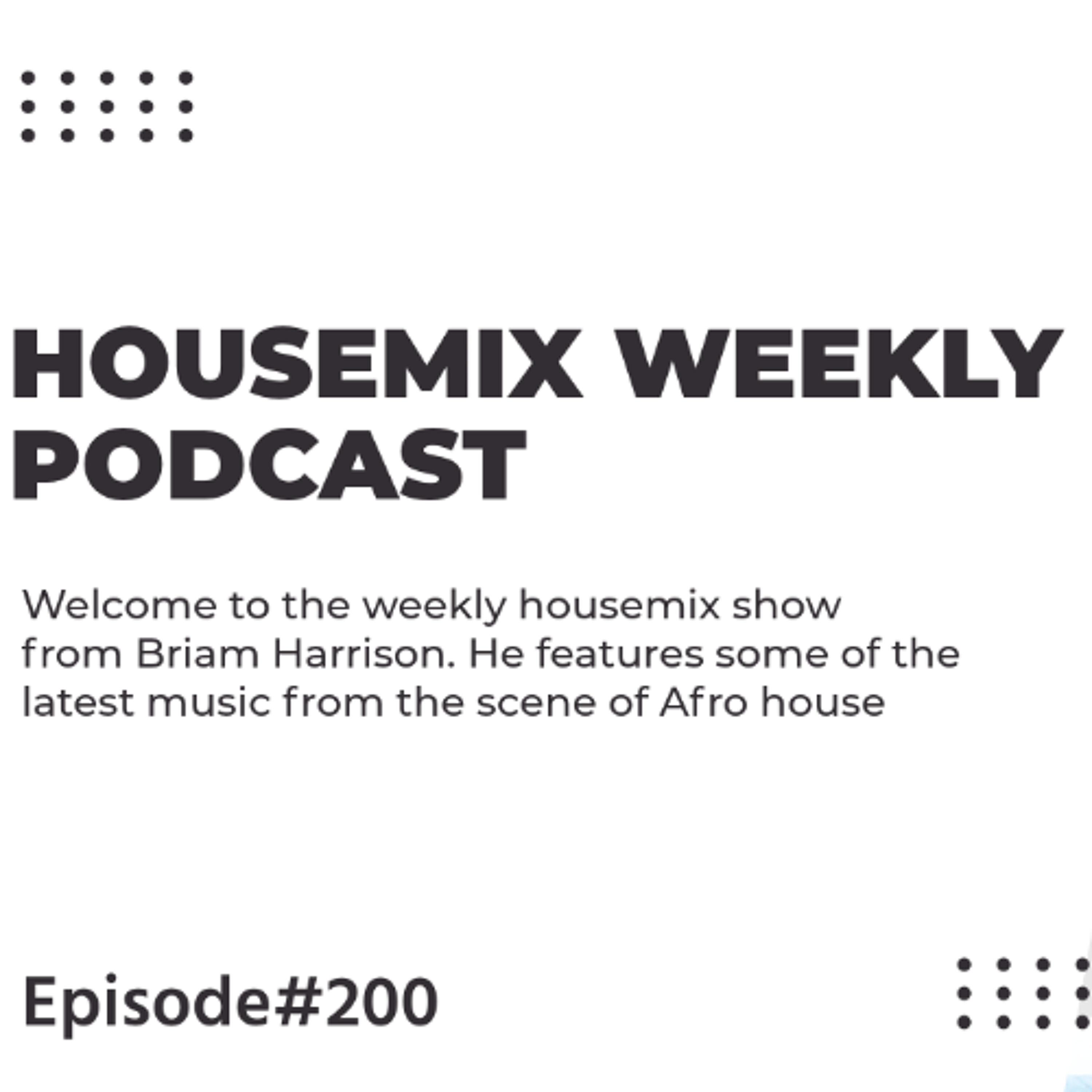 HouseMix 200 episode artwork