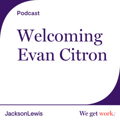 Welcoming Evan Citron