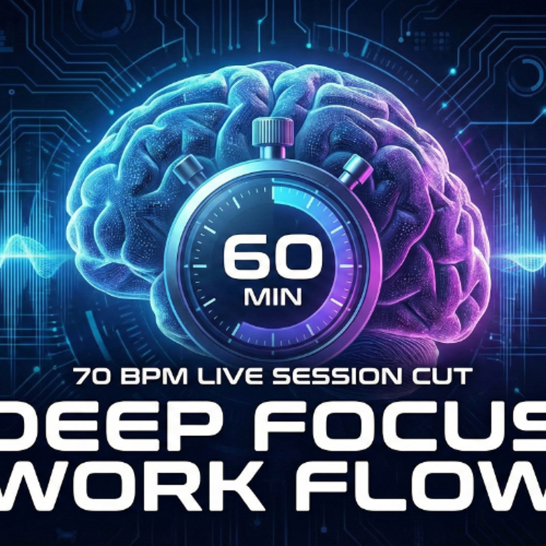 Stream Study & Code with Me: 60 Minutes of Steady 70 BPM (No Loops ...