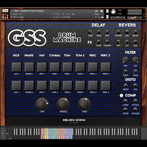 GSS Drum Machine for Kontakt - Five Ways to Groove - Demo Track