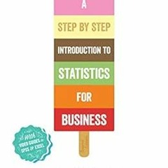 Read PDF EBOOK EPUB KINDLE A Step-By-Step Introduction to Statistics for Business by Richard N Lande