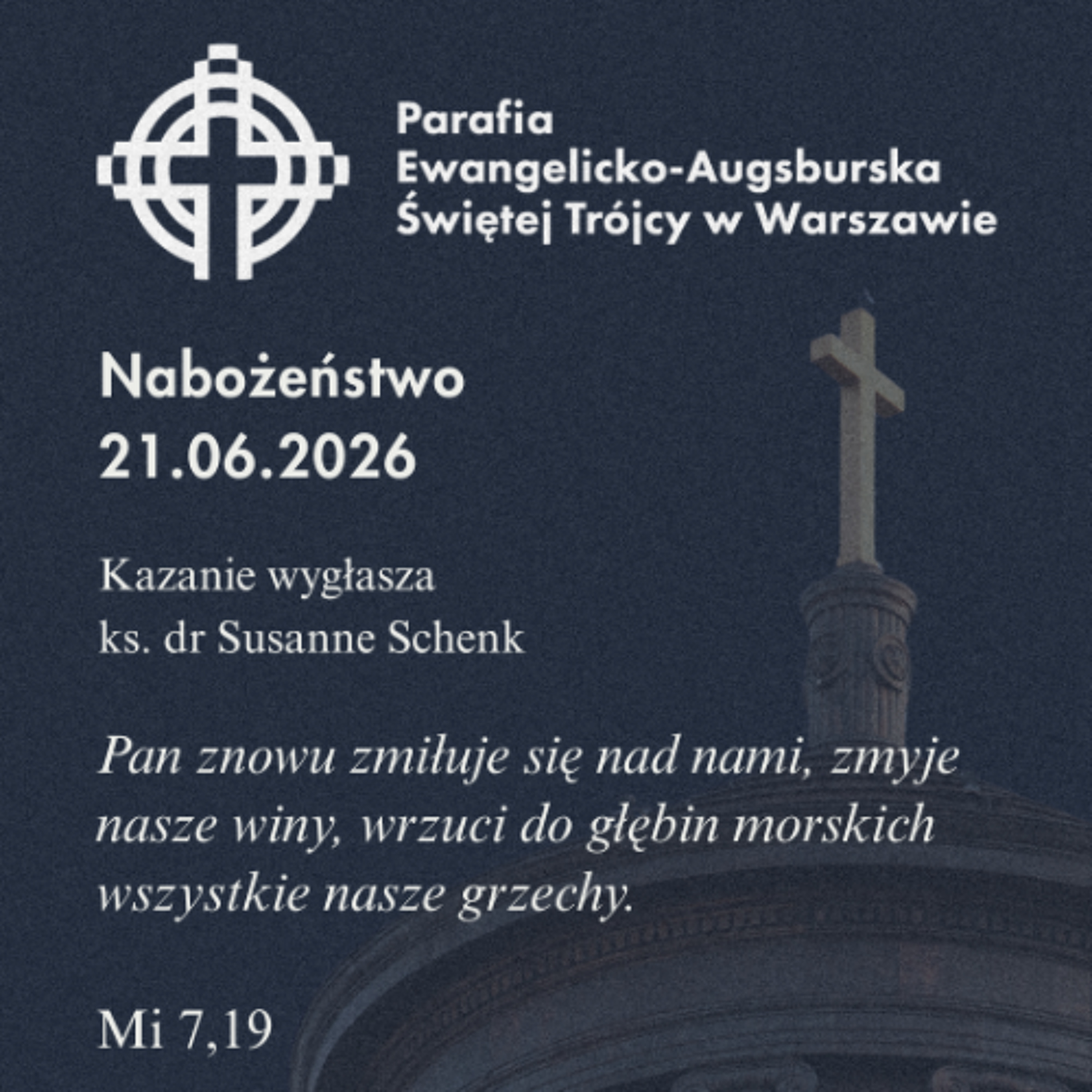 Niedziela za Słowem, rozważanie z nabożeństwa 21 czerwca 2026 episode artwork
