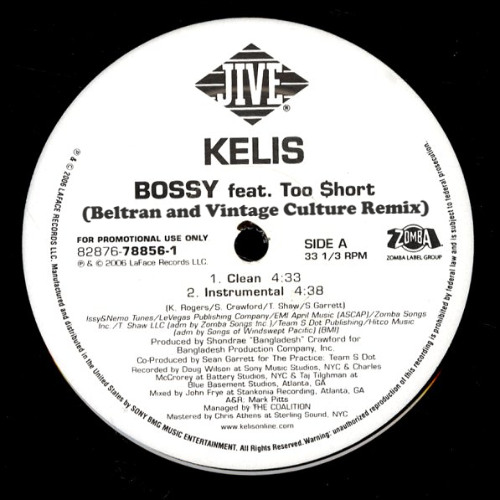 Kelis - Bossy (Beltran & Vintage Culture Remix)