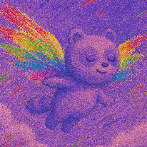 Crayon Colored Wings