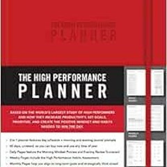 Read ❤️ PDF The High Performance Planner [Red] by Brendon Burchard
