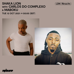 Shaka Lion with Carlos Do Complexo & Maboku  - 12 October 2021
