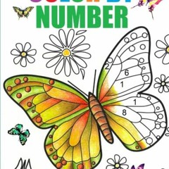 ACCESS [EPUB KINDLE PDF EBOOK] Large Print Color By Number Adult Coloring Book: Color by Number Flow