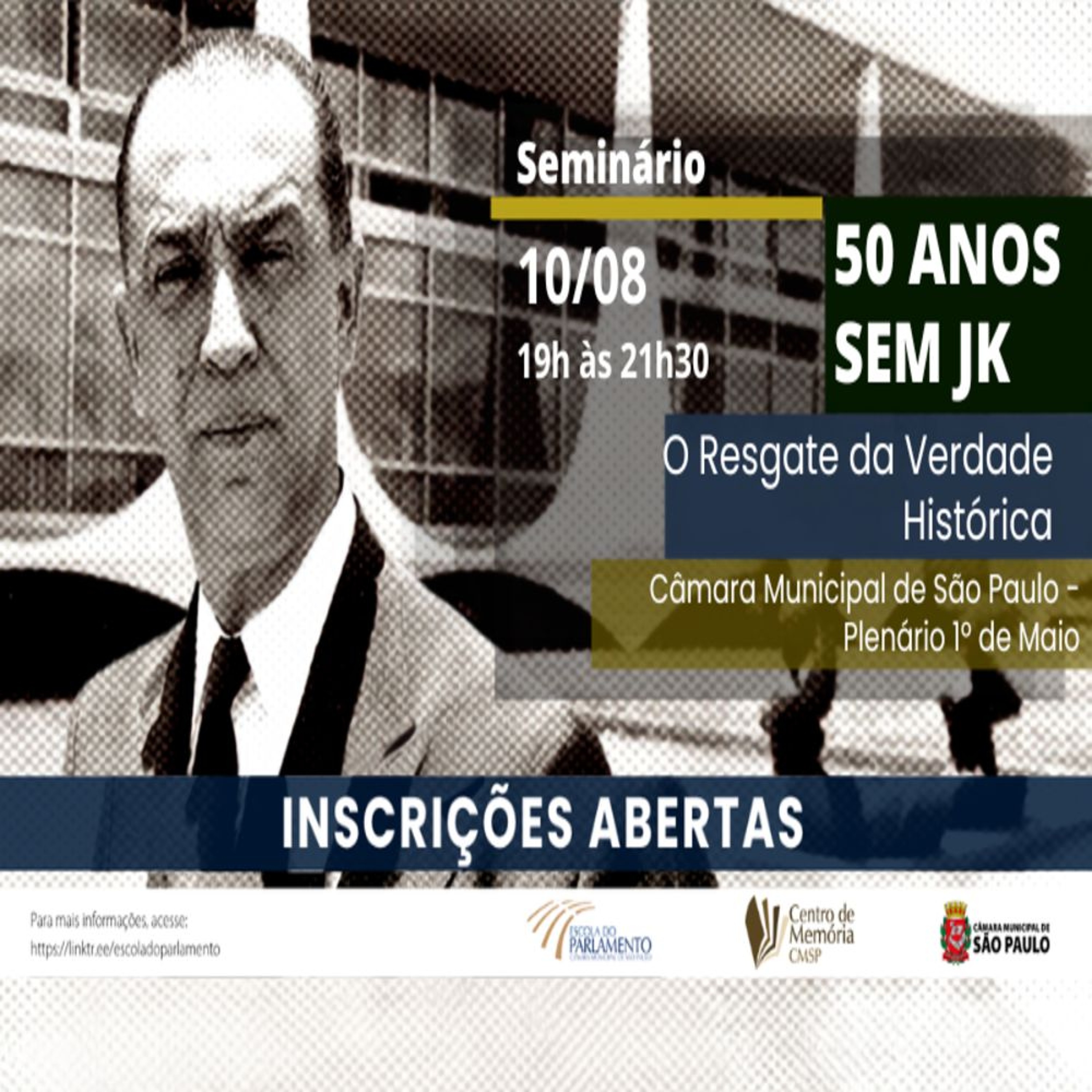 07.08.2026 = SEMINÁRIO PROMOVE DEBATE SOBRE JUSCELINO KUBITSCHEK, MEMÓRIA E DEMOCRACIA episode artwork