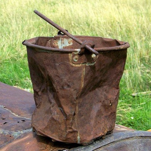 bucket full of nothing