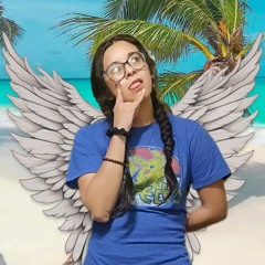 Angel Under Palm Trees