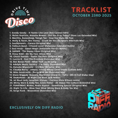 Drive TIme Disco - 23rd October 2025 - Diff Radio