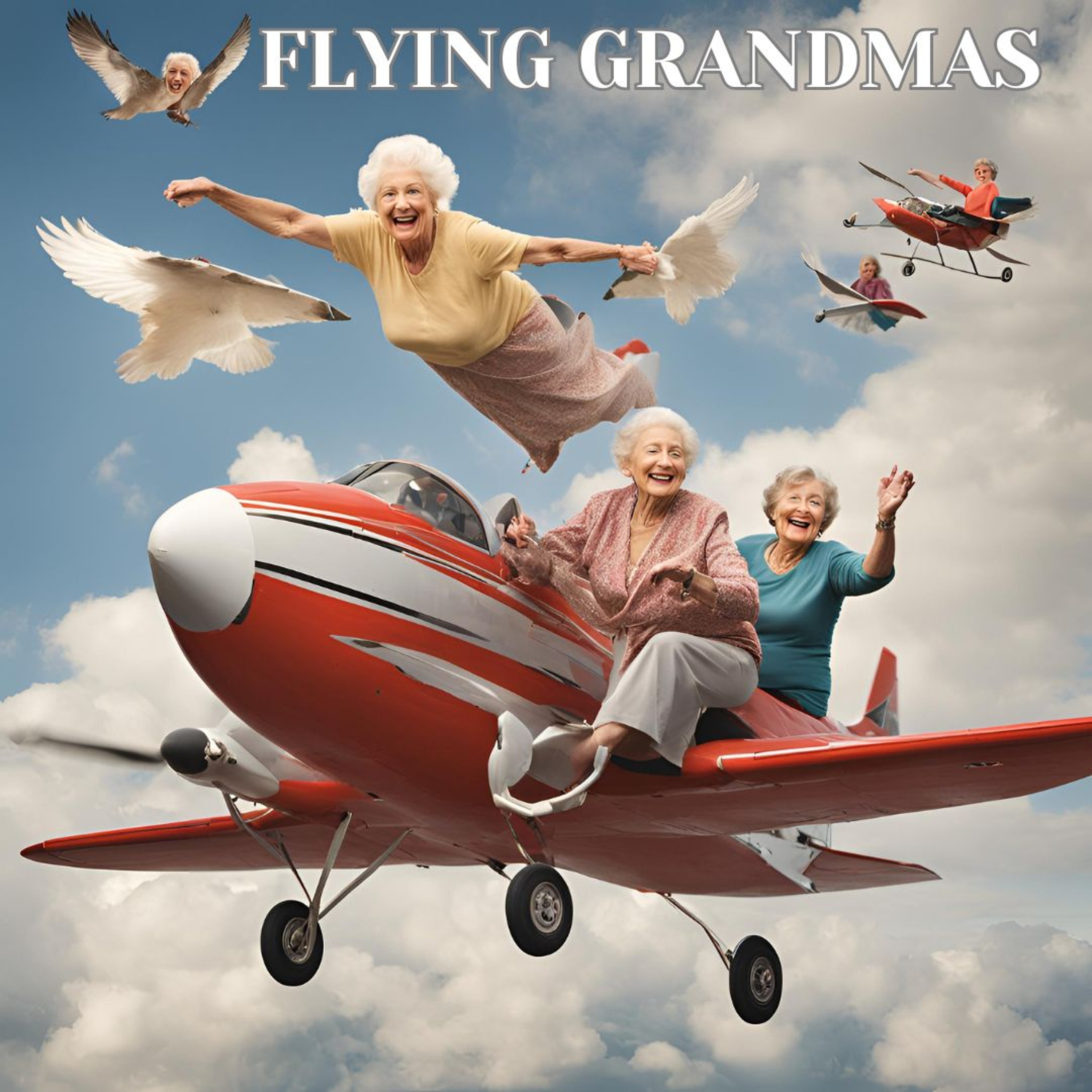 Flying Grandmas - Katie, Rahmah, Fifi and Homa - St Margaret Marys episode artwork