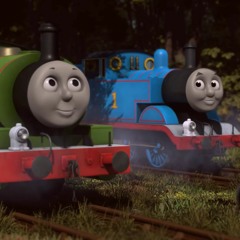 Thomas and Percy hear Hiro Laughed
